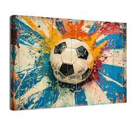 Sport Wall Art Football Posters Football Bedroom Accessories Graffiti Soccer Wall Art for Boys Room Decor Cool Banksy Sports Prints Painting Artwork for Teen Kids Men Room Home Decoration 30x40cm