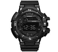 Sport Watch Alarm Fashion Digital Quartz Rubber Men Date Sport Watch Smart Watch Petite (Black, One Size)