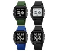 Sport Watches Men - 4cm 25cm Total Length, Shock Resistant Athletic Timer, 50m Waterproof Fitness Chronograph, Durable Men’s LED Watch | Diving, Gym Workouts, Swimming, Adventure, Travel, Running