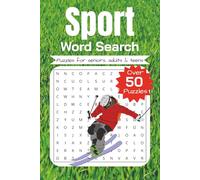 Sport Word Search Puzzle Book: Word Searches with Easy to Read Print about Football, Tennis, Baseball, and More │ 6x9 inches, 110 pages │ 50+ Puzzles… │Gift for Vacations, Holidays, and Relaxation