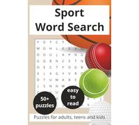 Sport Word Search PUZZLE Book: Wordsearches with easy to read print about sport, activities, movement and more | 6 x 9 inches, 110 pages | 50 + ... gift for vacations, holidays and free times