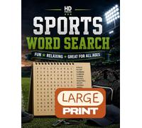 Sport Wordsearch: Over 100 Large Print Sport Themed Puzzles, With Fun Facts & Solutions, Relaxing & fun for All Ages (HD Press Themed Wordsearch Puzzles)