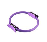 Sport Workout Sli mming Yoga Wheel Dual Grip Yoga Pilates Ring Muscle Exercise Circle Body Fitness Tool, purple, 41.5 * 5.5 * 37 cm