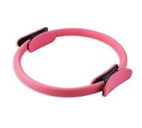 Sport Workout Sli mming Yoga Wheel Dual Grip Yoga Pilates Ring Muscle Exercise Circle Body Fitness Tool, pink, 41.5 * 5.5 * 37 cm