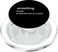 Sport Wrestling Hold The Gas in Contest Definition Wrestlers PopSockets PopGrip for MagSafe