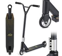 SPORTANA® Premium Aluminium Stunt Scooter with 100mm Aluminium Wheels | 360° Spin Y-Handlebar | For Children & Adults | ABEC 9 Bearings | High Grip Non-Slip Deck | Trick Kick City Scooter | Eldorado