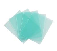 SPORTARC 10 Pcs Welding Helmet Lens, 120 * 95mm Plastic High Temperature Resistance Transparent Protective Plate, Spare Replacement Lens for Welding The Outer or Inner Protective Sheet of The Cover