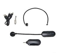 SPORTARC 2.4G Wireless Microphone Headset, Headset Mic Transmitter, Mic 50M Range for Speaker Voice Teaching Yoga, 3.5MM Interface