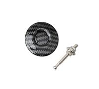 SPORTARC 2PCS CARBON FIBER Quick Release Latch, Push Button Quick Release Hood Bonnet Pins Lock Clip Car Bumper Latch Kit