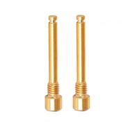 SPORTARC 2PCS Titanium Screws for Disc Brake Pad Grub Screw Insert Screw Bike Disc Brake Titanium Bolts Threaded Pin Inserts Screw for -SRAM, GOLD