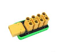 SPORTARC 4-Channel Power Distribution Board for xt90 Socket for RC Cars Boats - High Current Metal PCB Terminal Block 80x36mm(A)