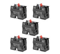 SPORTARC 5PCS 10A 600V ZB2-BE101C/BE102C NO NC Push Button Joystick Switch