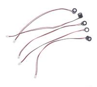 SPORTARC 5pcs Surveillance Microphone Waterproof Audio Pickup Device Strong Noise Resistance for Security Camera Recording Black 11.7cm