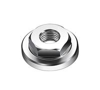 SPORTARC Angle Grinder Disc Quick Change Locking Flange Nut Quick Release Hexagon for M14, Hex Zinc Plated Flanged Locknut for 125 150 180 230 Type Angle Grinder.