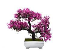 SPORTARC Artificial Bonsai Tree, Simulation Pine Potted Plant, Desk Display Pot, Fake Bonsai Ornaments for Office Home DIY Decor