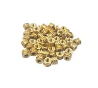 SPORTARC Brass Threaded Inserts, 6-32 Heat Set Nuts, for 3D Printing, Strong Bond, Easy Install, 50 Pack, DIY Repair
