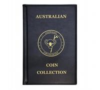 SPORTARC Coin Collection Album,150Coins Coin Album Holder Australian Coin Collection Folder Book Holds Black