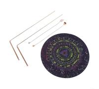 SPORTARC Copper Detector Rods for Finding Water Sources and Minerals - Adjustable Brass Dowsing with Swing Motion for Geological Surveying Tools(F)