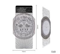 SPORTARC E6B Flight Computer, Aviation Plotter, Circular Slide Rule for Pilot Training, Manual Wind Correction Calculator, Plastic Design for Student Pilots