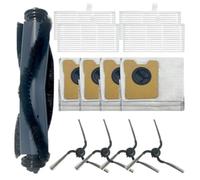 SPORTARC For eufy C10 robot vacuum replacement parts, side brush, filter, dust bag, mop cloth, 13-piece accessory kit for eufy C10 with Self-Empty Station