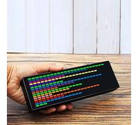 SPORTARC LED Music for SPECTRUM Indicator, VU Meter Indicator Analyzer, Audio Connect Rhythm Lights, RGB Audio Level Display Amp lifier Board, Music Visualizations Device