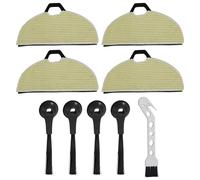 SPORTARC Microfiber Mop Pads, Side Brushes for Shark AV2610WA, RV2610WA, Reusable Washable Replacement Kit, 4 Mop Pads, 4 Brushes, Cleaning Tool