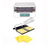 SPORTARC Mini Hot Plate Soldering Iron Holder Energy Saving Mini Hot Plate Preheater for PCB Board Soldering, Concentrated Heating Plate
