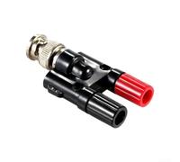 SPORTARC Professional BNC to Banana Head Adapter for Signal Generator - Binding Post Converter for Multimeter Oscilloscope RF for coaxial Splitter