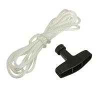 SPORTARC Pull Cord Handle for Lawnmower, Starter Rope Replacement for Petrol Mowers, 1.5m Length, 4mm Diameter, Fit for Most Gas-Powered Lawn Mowers