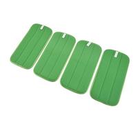 SPORTARC Reusable Mop Pads, Washable Microfiber Floor Mop Refills for Swiffer Wet Jet and 12-inch Mops, 4-Pack, Dorm Apartment Office Use