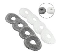 SPORTARC Robot Mop Pads, Washable Microfiber Mop Cloths for Narwal Freo X, Ultra, J4 and J4 Lite Robot Vacuums, 8-Pack (4 White + 4 Gray)