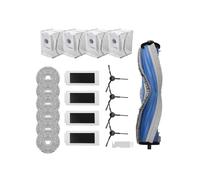SPORTARC Robot Vacuum Cleaner Replacement Parts, Side Brush Filter Mop Cloth Kit for Ecovacs T30S and T30S Pro, 18-Piece Set