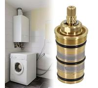 SPORTARC Shower Mixer Replacement Thermostatic Cartridge Brass Valve Core Repair Kit for Built-in Models for Bathroom Use