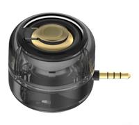 SPORTARC Small Wireless Speaker Type C Input Loud Bass Booster 3W Audio 6H Playback Transparent Design for Party(Y12 Grey)