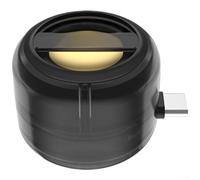 SPORTARC Small Wireless Speaker Type C Input Loud Bass Booster 3W Audio 6H Playback Transparent Design for Party(Black Y9)