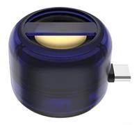 SPORTARC Small Wireless Speaker Type C Input Loud Bass Booster 3W Audio 6H Playback Transparent Design for Party(Blue Y9)