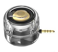 SPORTARC Small Wireless Speaker Type C Input Loud Bass Booster 3W Audio 6H Playback Transparent Design for Party(Y12 Transparent)