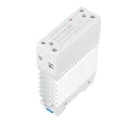 SPORTARC Solid State Relay, 100A DC to AC, Integrated Rail Mount with Heat Sink, 24-480V, 3-32V Control, Industrial Motor