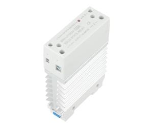 SPORTARC Solid State Relay, 100A DC to AC, Integrated Rail Mount with Heat Sink, 24-480V, 3-32V Control, Industrial Motor