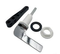 SPORTARC Toilet Tank Lever, Toilet Flush Valve Replacement Kit, Toilet Flush Handle with Zinc Alloy, Toilet Cistern Lever Parts
