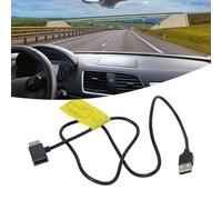 SPORTARC USB Splitter Cable USB Power Data Adapter Y-Cable for Android Auto and for CarPlay AI Box, Black ABS Connection Harness for Vehicle Power Supply