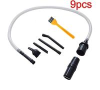 SPORTARC Vacuum Cleaner Accessories, Crevice Tool Kit, Keyboard Cleaning Brush Set, for All Vacuum Cleaners with 1.25 Inch ID, 9-Piece