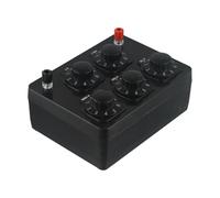 SPORTARC Variable Decade Resistor Box, Resistance Box 0-9999.9 Ohm, 5 Ranges, Bakelite, 0.5W Power Limit, Lab Education Tool