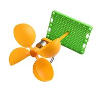 SPORTARC Wind Turbine Generator Kit, DC Motor with Blades, DIY Science Project for Kids, Educational Physics Toy