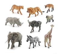 SPORTARC Zoo Animals Games Toys Simulation Zoo Animal Model Toys for ZEBRA Lion Rhino Elephant Animals Figure