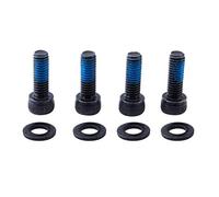 SpORTBLE 4pcs M6 * 18 Steel Bicycle Brake Fixing Screw Rustproof Screw for Mountain Bike