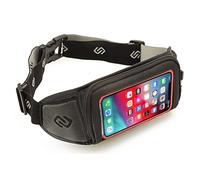 Sporteer Kinetic K1 No-Bounce Running Belt - Fits Large Mobile Phones up to 6.8" Screen (iPhone 17/16/15 Pro Max, Samsung Galaxy S26/S25 Ultra) - Touch Screen Access - Universal Sport Waist Pack