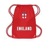 Sportees Retro Kids England Football School Kit Gym Bag Junior English Football Bag England Supporters Bag England Toddler Football Bag - Red