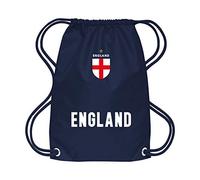 Sportees Retro Kids England Football School Kit Gym Bag Junior English Football Bag England Supporters Bag England Toddler Football Bag - Navy