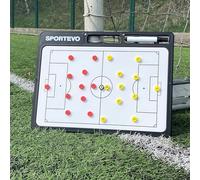 SportEvo Football Coach Tactics Board 40x30cm - Dry Wipe - Double Sided